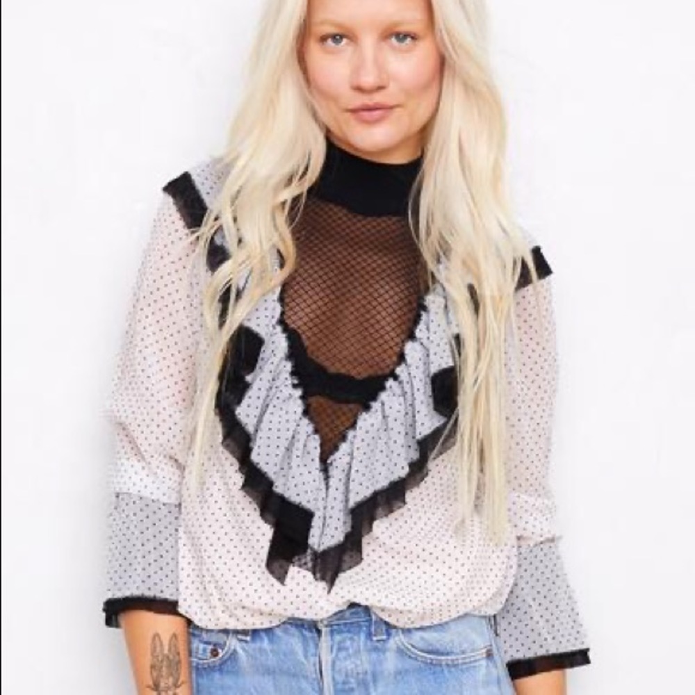 Sheer Reversible Body Suit